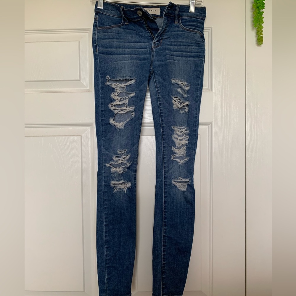 Pacsun ripped jeggings